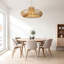 Luminaire suspendu en bambou tissé à la main - lustre en rotin naturel Boho pour le salon / salle à manger / chambre à coucher (20 "/ 28")-605639086