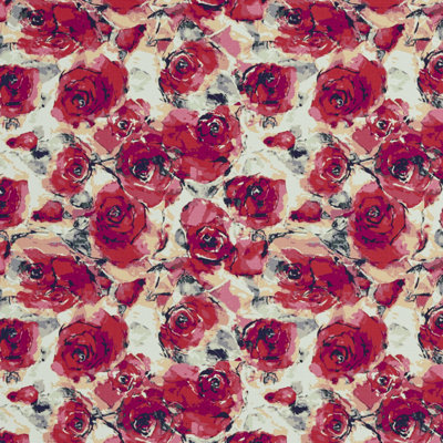 Tissu d’impression roses