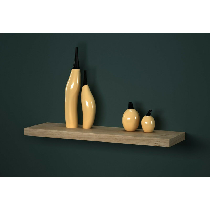 Danissa 3 Piece Floating Shelf, 4cm H x 80cm W x 23.5cm D