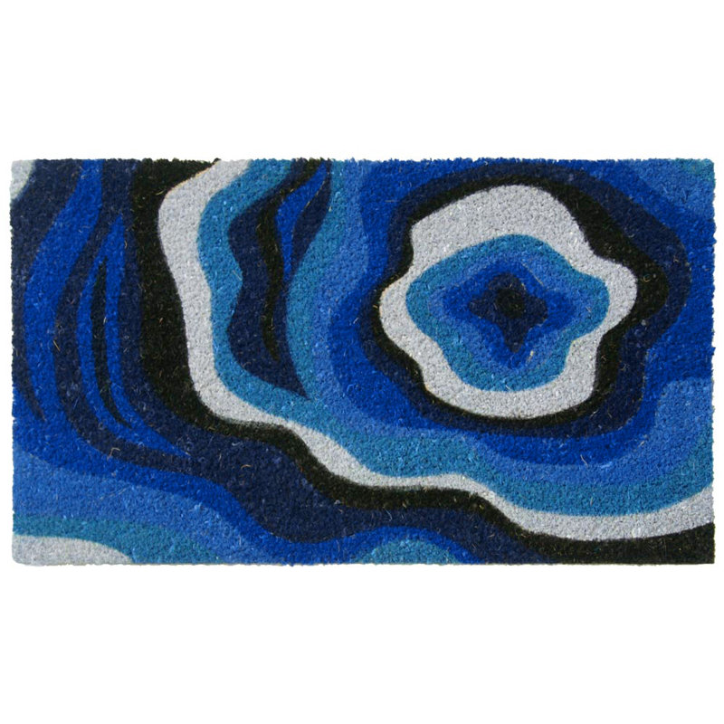 Tapis d'extérieur antidérapant Kadiesha Obscure Dimension
