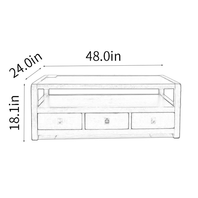 Table basse American Do Old