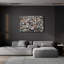  «Safari Camp Serengeti 3» par Coco Good, art mural en verre acrylique, 36 po x 24 po