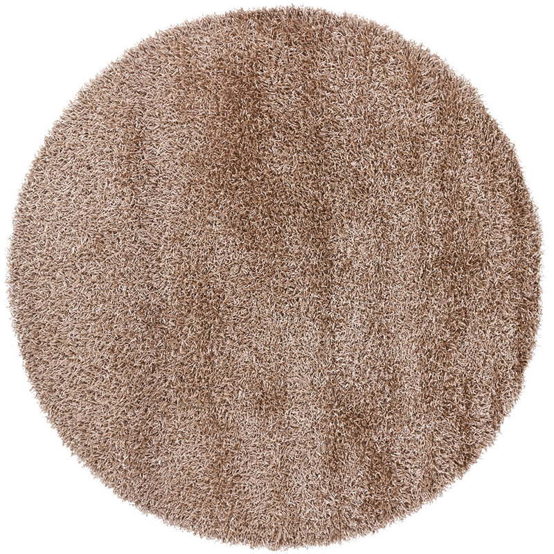 Tapis contemporain Everly Quinn Fanetta, Rond 7 pi 9 po