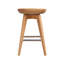 Tabouret de bar pivotant en bois massif Clithoe 31 po-1967071436-1937972470