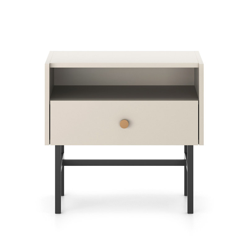 DIVIENNE bedside  table, Beige