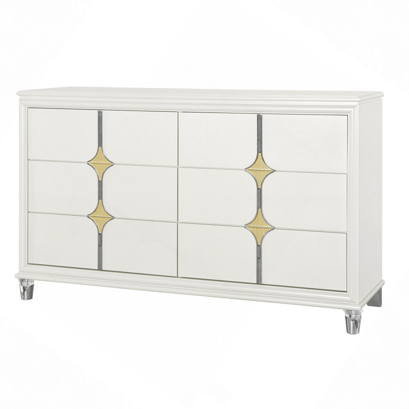 Commode à tiroirs, commode Uriuni Gold