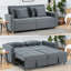 Borchert 2 Seater Fabric Sofa Bed-890915701