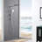 Shower Head With Handheld Shower System With 10" Rain Shower Head-118534827