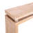 Narrow Console Table, Slim Entryway Table, Small Space Sofa Table, 52 Inch Hallway Table, Wood Console Table With Bead Detail, Rustic Modern Console, Natural Wood Finish Table, Minimalist Foyer Table.