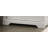 Elettra 22"W White 2-Drawer Nightstand Bedside Table With USB Charging  Ports