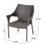 Chaise d'extérieur en résine, 52637,00MBRN KD MP4