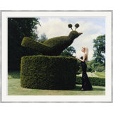 Kirsty Hume, In Long Black Dress Giclee Print by Arthur Elgort