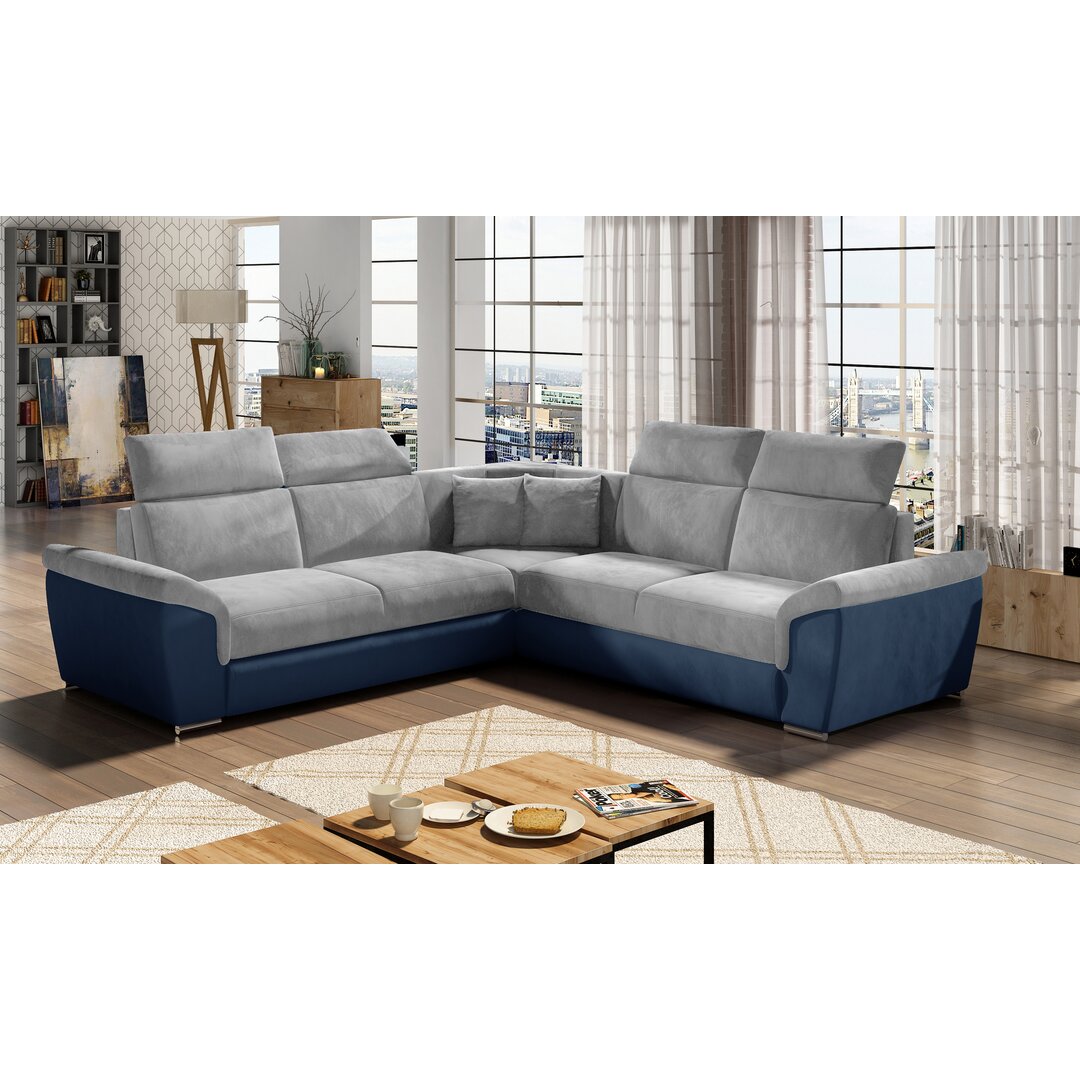 Ecksofa Valente mit Bettfunktion