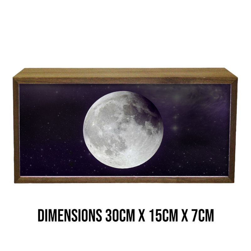 Saffian Night Light Moon 15" LED Sign
