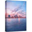 Architecture Building " Harbour View City Pastel Sunset Cityscape Skyline Downtown Buildings Photo Scenic Modern Art "-101092675