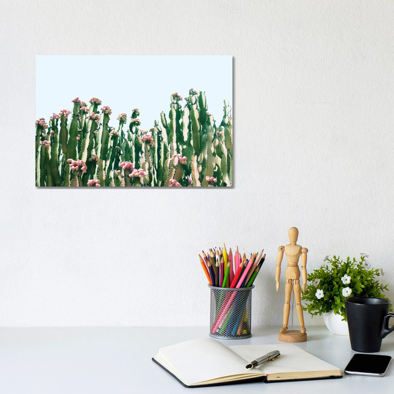 Cactus Blush by 83 Oranges - Wrapped Canvas Print, 20.32 cm H x 30.48 cm W