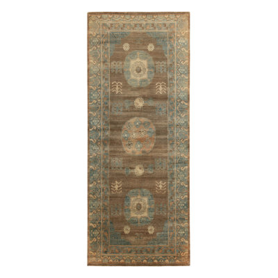 One-of-a-Kind Runner 6’ X 14’2” Hand Knotted Area Rug