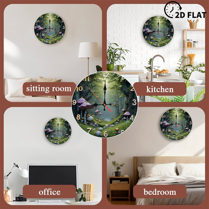 Horloge champignon