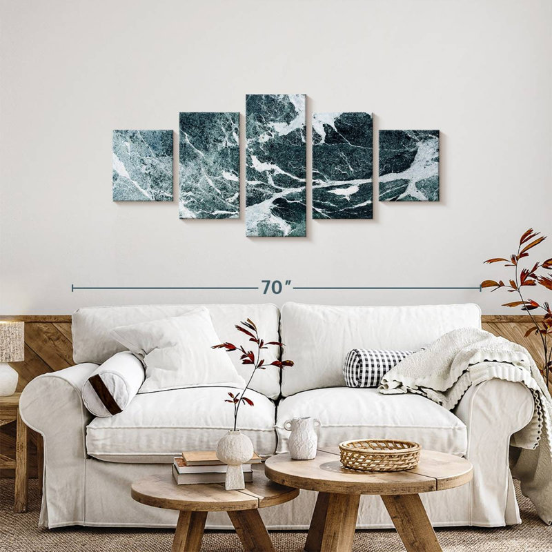 Marble Modern Gleaves, 24" H x 55" W