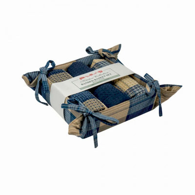 Cotton Waffle Kitchen Towel Linen Set