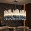 Lustre de tambour sculptural DEL Gadon de 28 po à intensité variable