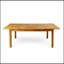 Table de salle à manger extensible en bois d'acacia Wilson, parfaite pour les réceptions extérieures polyvalentes et les rassemblements élégants.