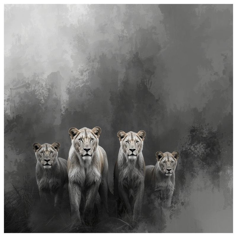 Rideaux de douche très longs Lions, 70in W x 72in H