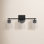 Kayda 3 Light Ribbed Dimmable Vanity Light