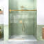 Porte de douche coulissante sans cadre élégante, durable, stable et peu encombrante-131676269
