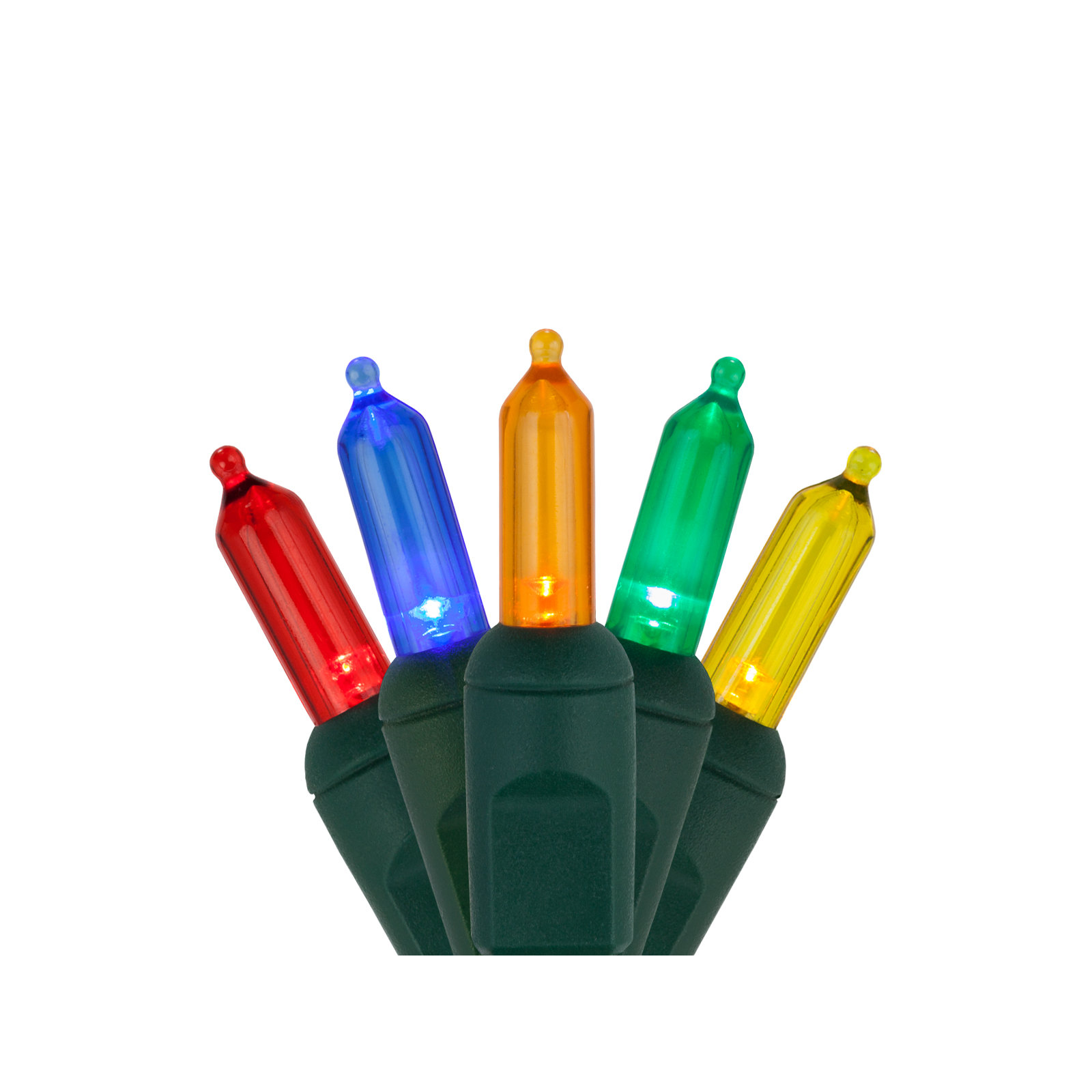 306'' LED String Lights, Blue/Red/Green