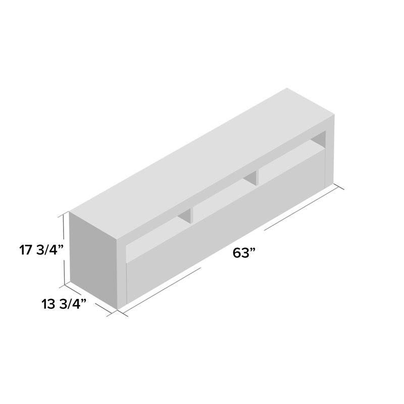 Vesperina Modern TV Stand with 16-Color LED Lighting, High Gloss Finish, White/Black