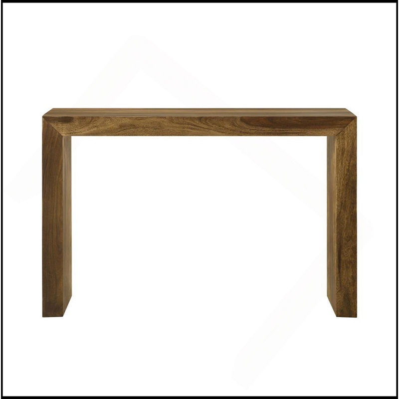 Console rectangulaire en bois massif, Auburn