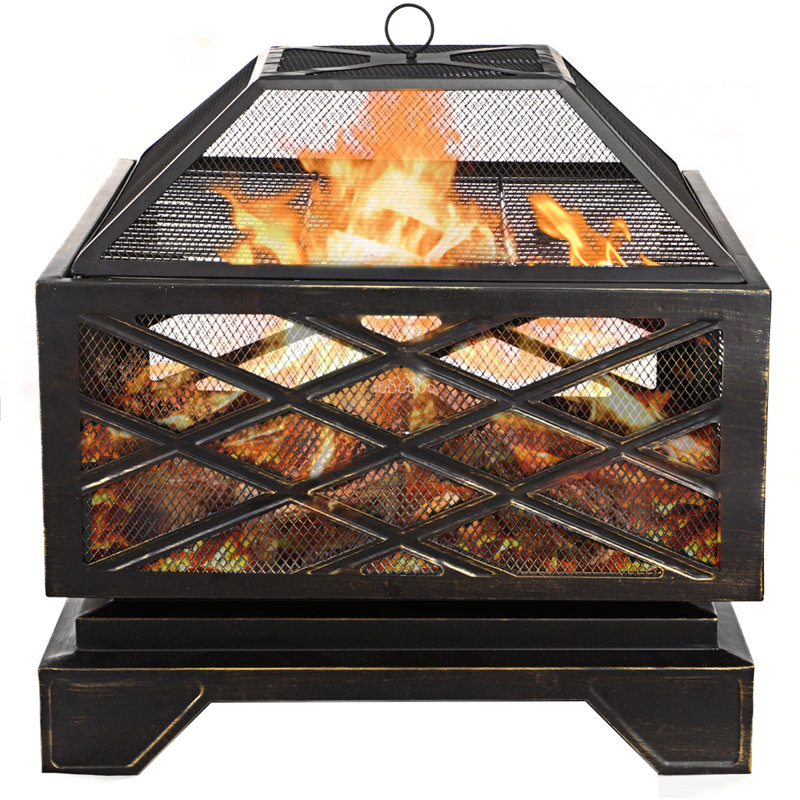 Noranda Square Iron Smokeless Fire Pit