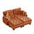 Chenille orange sélectionné