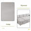 Canapé-lit modulaire moderne en U avec canapé-lit de 107 po avec amplement d'espace de rangement et ports USB pour le salon-16501096