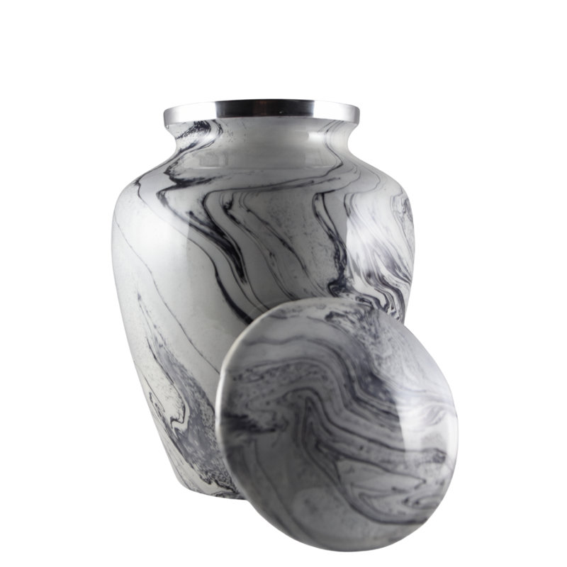 Urne fabriquée à la main Reyanshi, gris
