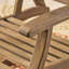 Fauteuil à bascule en bois gris avec fonction et repose-pieds escamotable