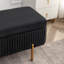 Banc de rangement rembourré en velours Miajah-251652326