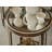 Jacques Mirrored Glass Top End Table