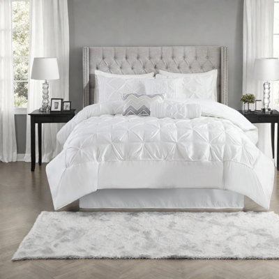Elegant 7piece Bedding Sets Polyester Comforter Modern Home