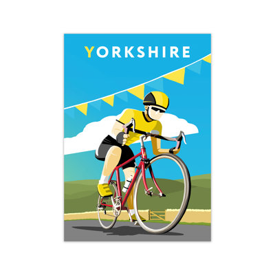 Yorkshire Cycling by Richard O'Neill - Print