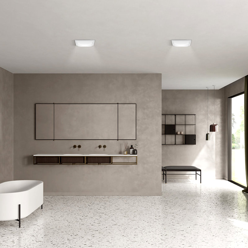 Atlas Acrylic LED Flush Mount