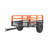 VEVOR Heavy Duty Steel ATV Dump Trailer, 1500-Pound Load Capacity 15 Cubic Feet, Tow Behind Dump Cart Garden Trailer, with Removable Sides