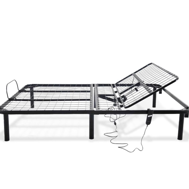 Twin Xl Adjustable Bed Base With Head Up Only - Black, And Strong, Simple Assembly For One Adult, 850Lbs Capacity, Box Spring Not Required Black Build, Weight Limit, Doesn't Require