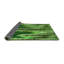 Tapis floral en laine vert-63018751