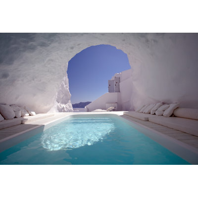 Chill Out In Santorini by Mart_G - Wrapped Canvas Print