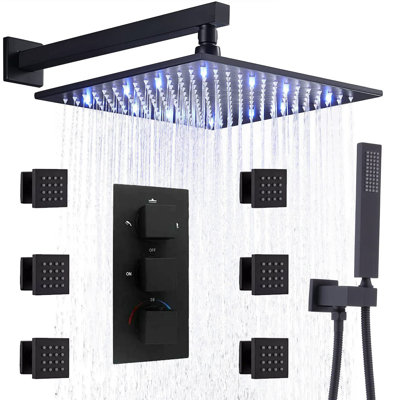 Système de douche complet avec valve brute