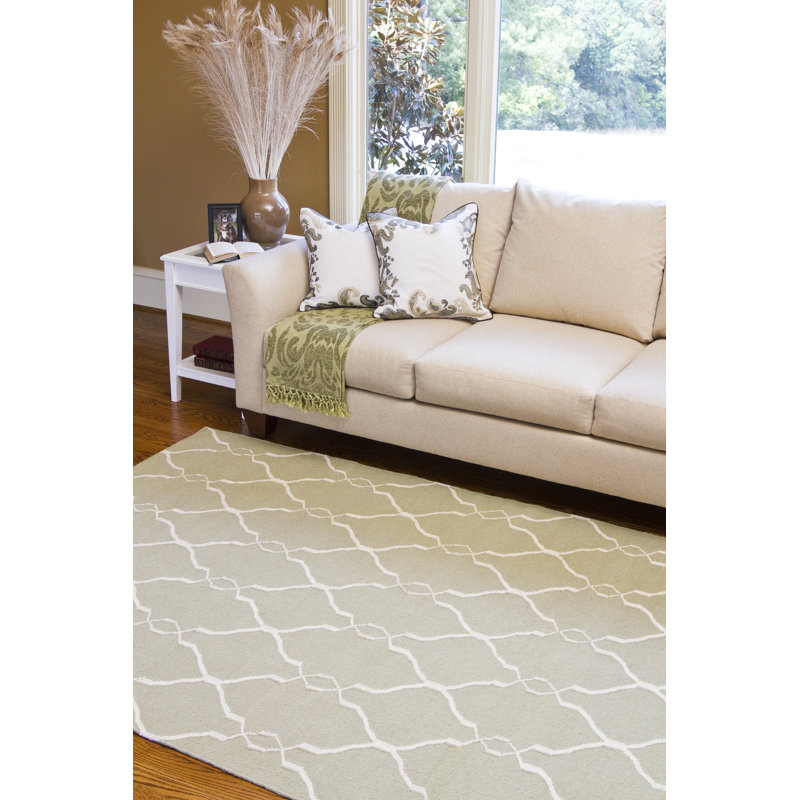Larned Wool Geometric Indoor Rug, Rectangle 3'6" x 5'6"