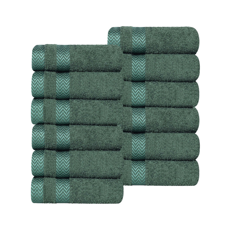 Serviette / gant de toilette Gracieuse, Forest Green