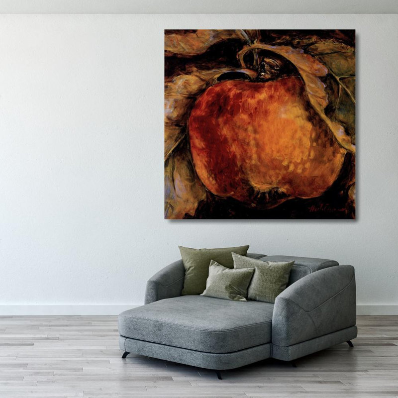Red Apple, 28" H x 28" W
